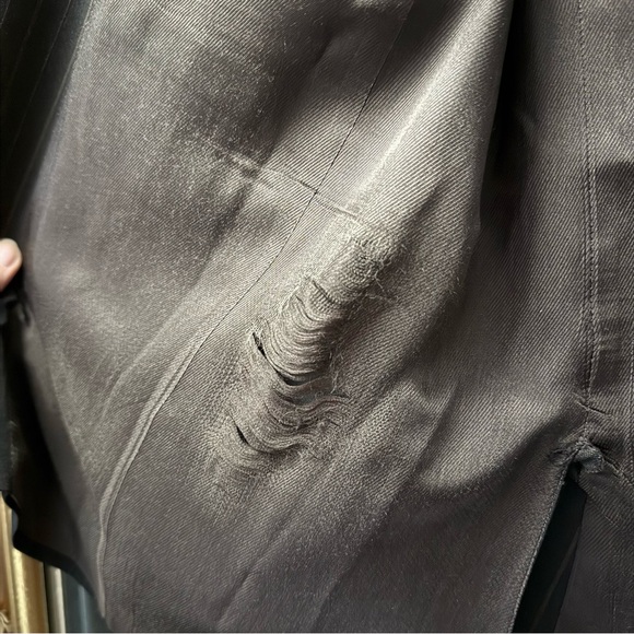 Burberry Charcoal Brown Pinstripe Suit Jacket Sports Coat - Picture 11 of 15